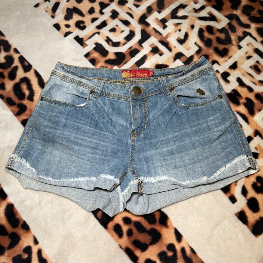 y2k apple bottom jeans shorts